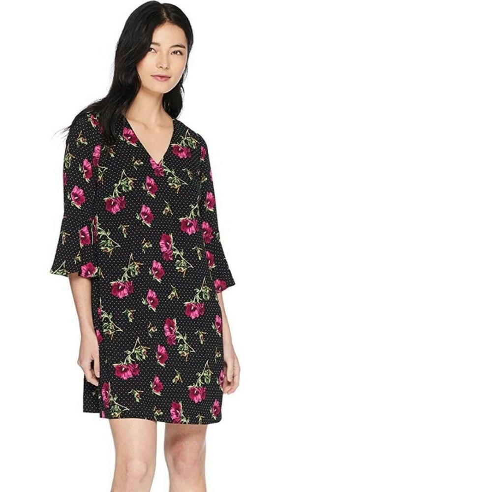 Jessica Howard Women's 3/4 Bell Sleeve Dress: Size 14